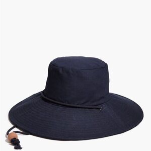 Madewell - Navy Wide-Brimmed Sun Hat